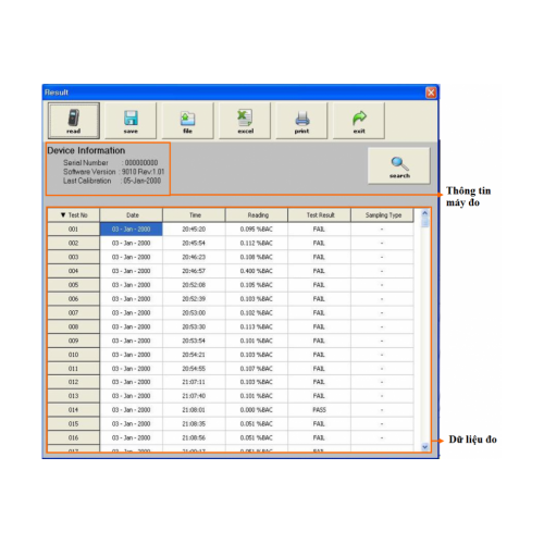 Máy đo nồng độ cồn AL9010